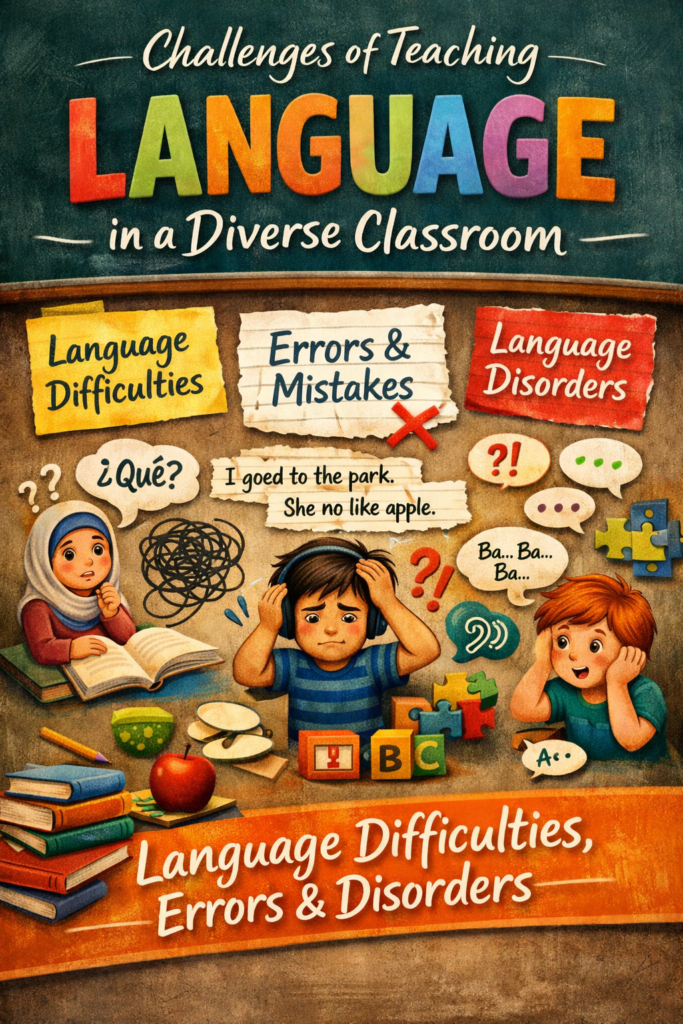 Challenges of teaching language in a diverse classroom