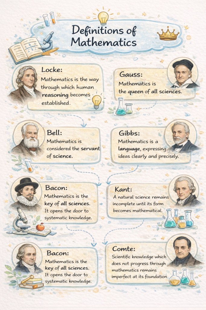 Definitions of Mathematics