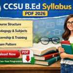 CCSU B.ED SYLLABUS