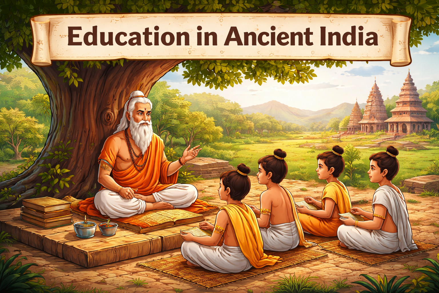 Education in Ancient India: Objectives, Features, and Significance
